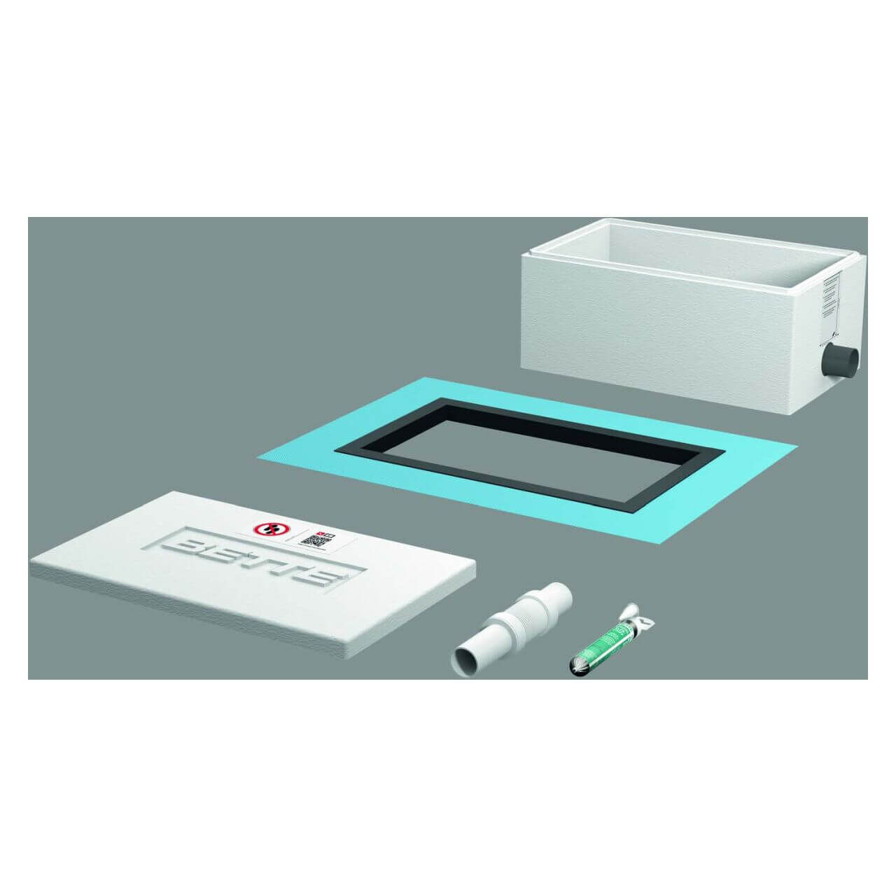 Bette Installationsbox Easy Connect mit Deckel aus Piocelan (B57-0400)