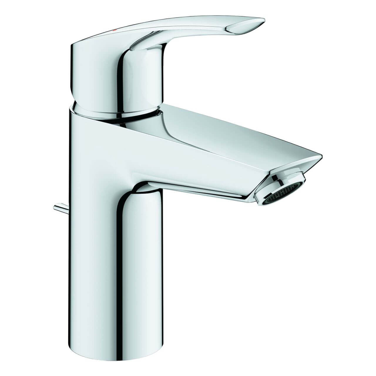 Grohe Waschtischarmatur Eurosmart Chrom 1/2", S-Size, mit Ablaufgarnitur