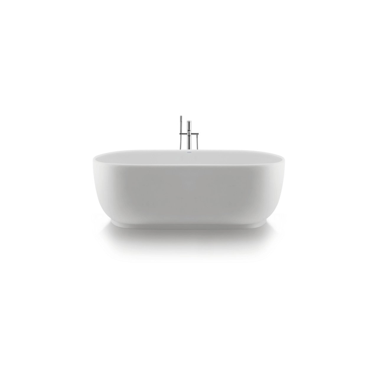 Duravit Oval-Badewanne Luv 160x75 cm freistehend matt Weiß (700461000000000)