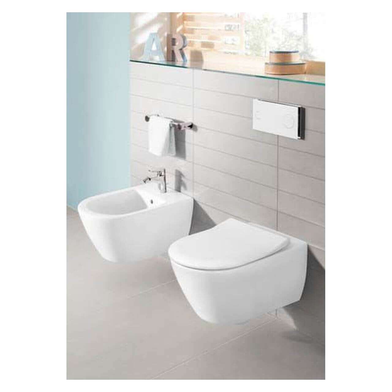 Villeroy & Boch Wand-Bidet Subway 2.0 C-Plus Weiß (540000R1)