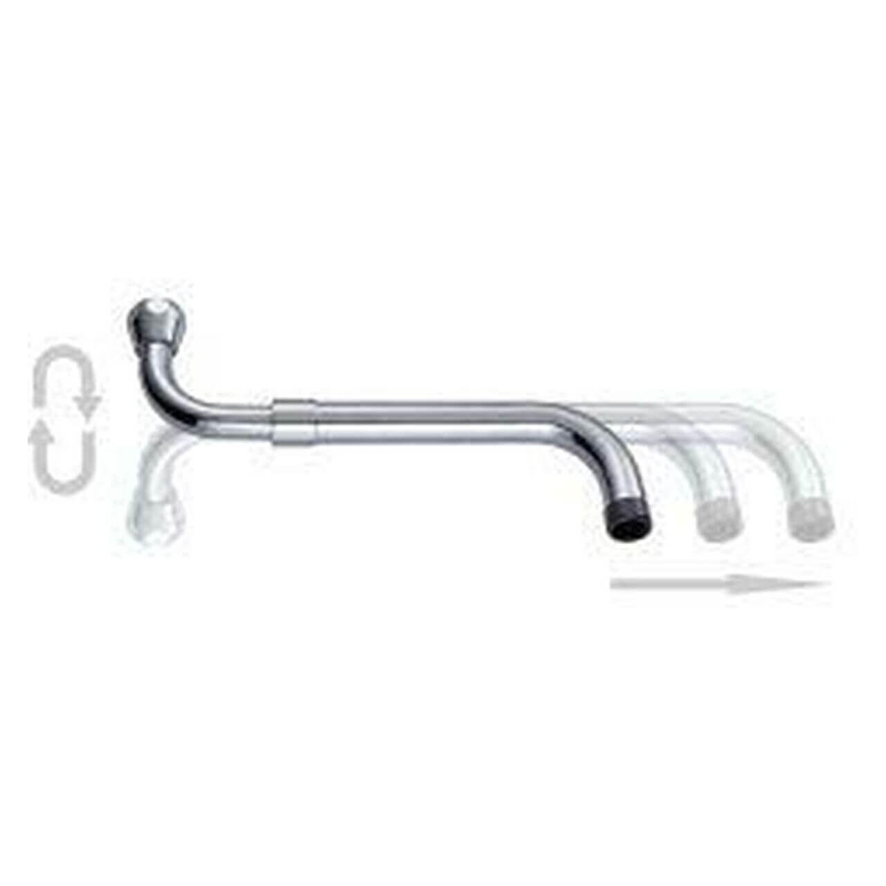 Neoperl S-Auslaufrohr 350–600 mm ausziehbar Chrom (16650096)