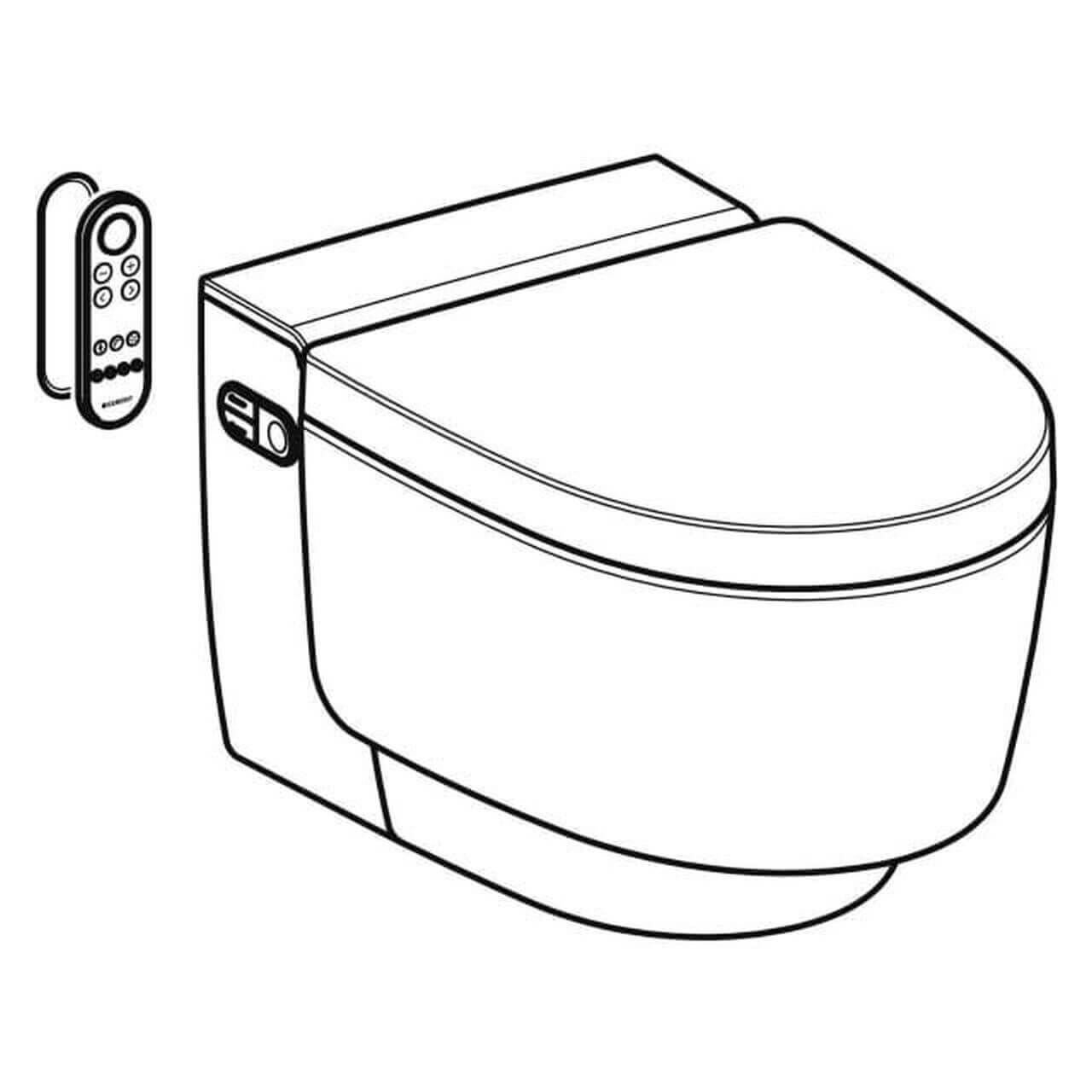Geberit Wand-WC Aquaclean weiß (11613966)