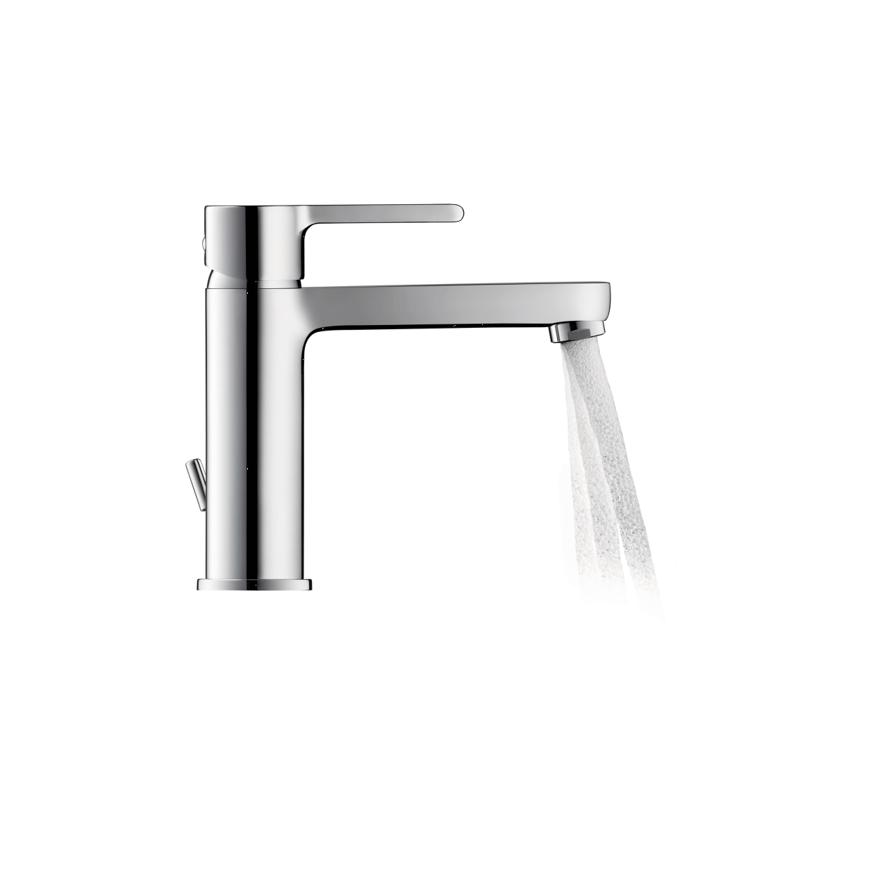 Duravit Waschtischarmatur M B.2 Chrom 139 mm mit Zugstangen-Ablaufgarnitur (B21020001010)