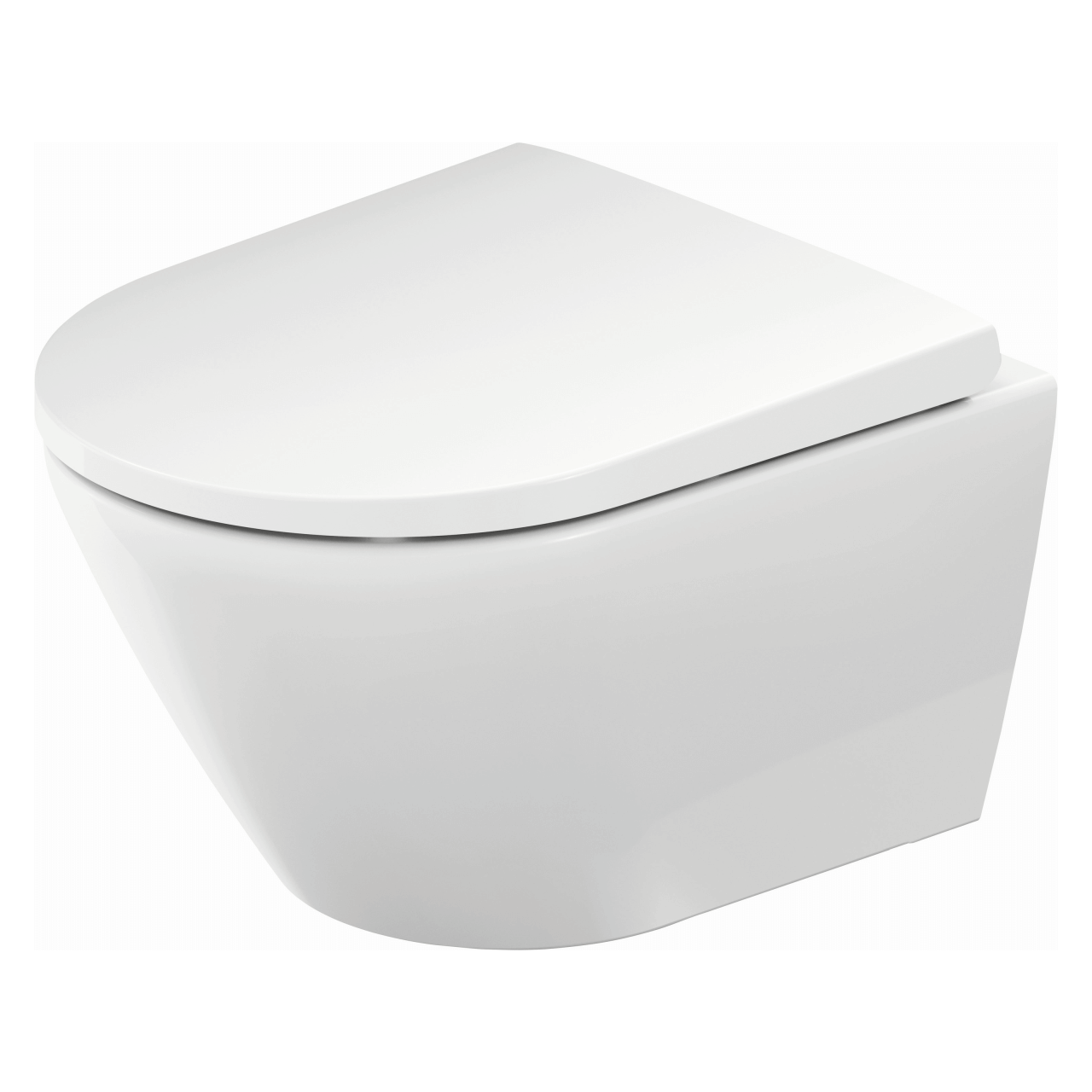 Duravit Wand-Tiefspül-WC Compact D-Neo, 37x48 cm, Rimless, weiß