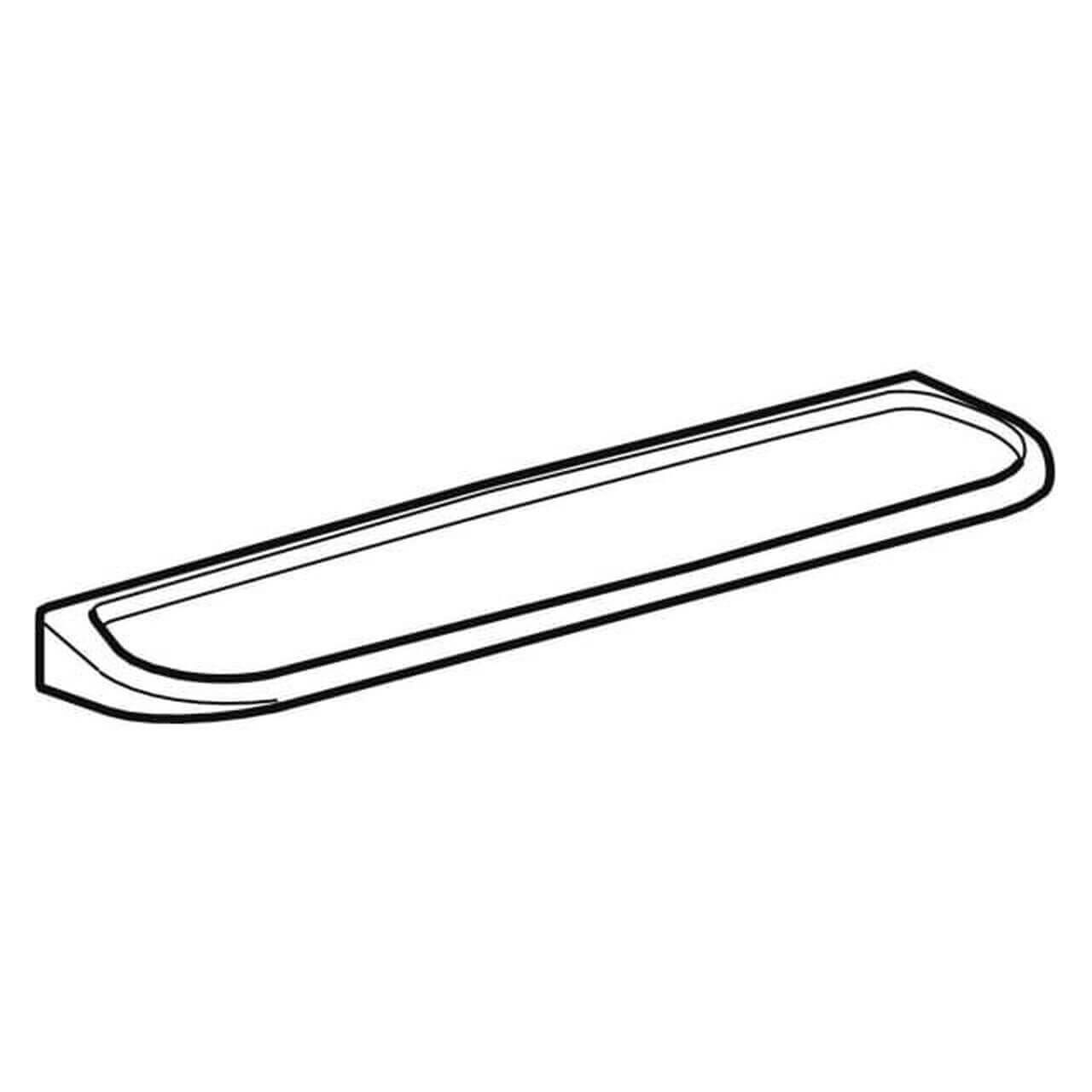 Geberit Ablage Renova 50 x 14 cm, weiß KeraTect (10001430)