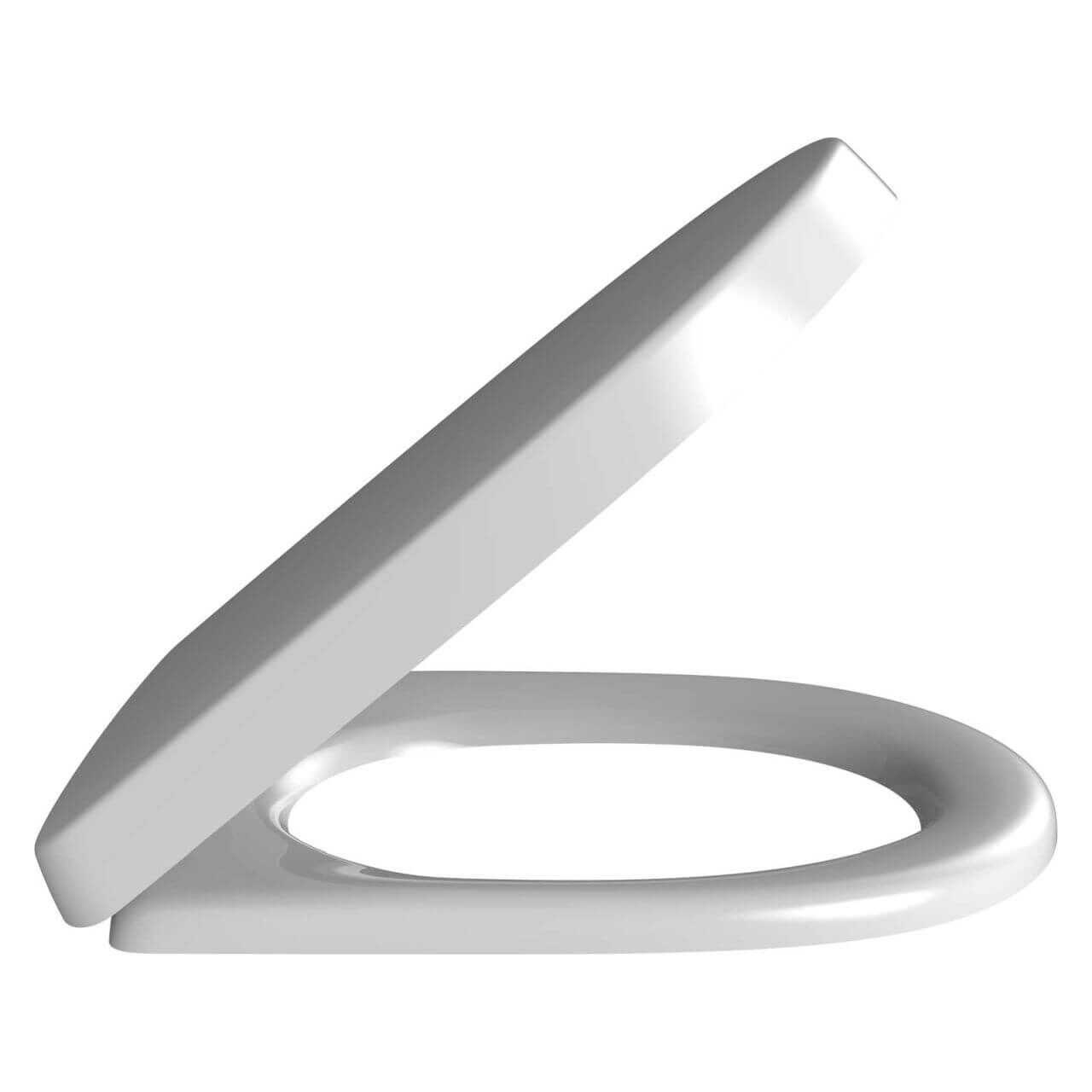 Villeroy & Boch WC-Sitz O.NOVO Edelstahl-Scharniere Weiß (9M406101)
