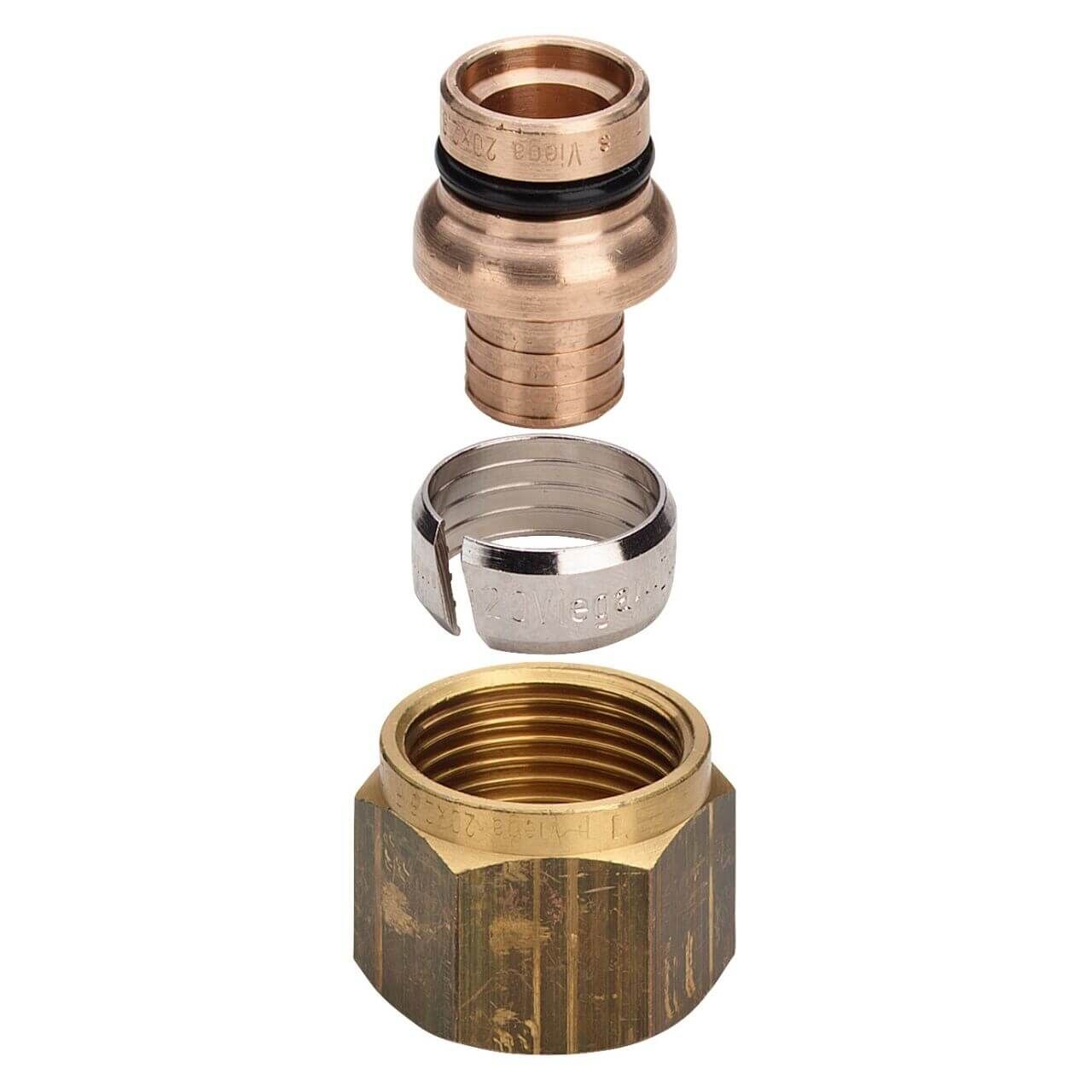 Viega Verschraubung Ø 16 mm Rotguss (100988)