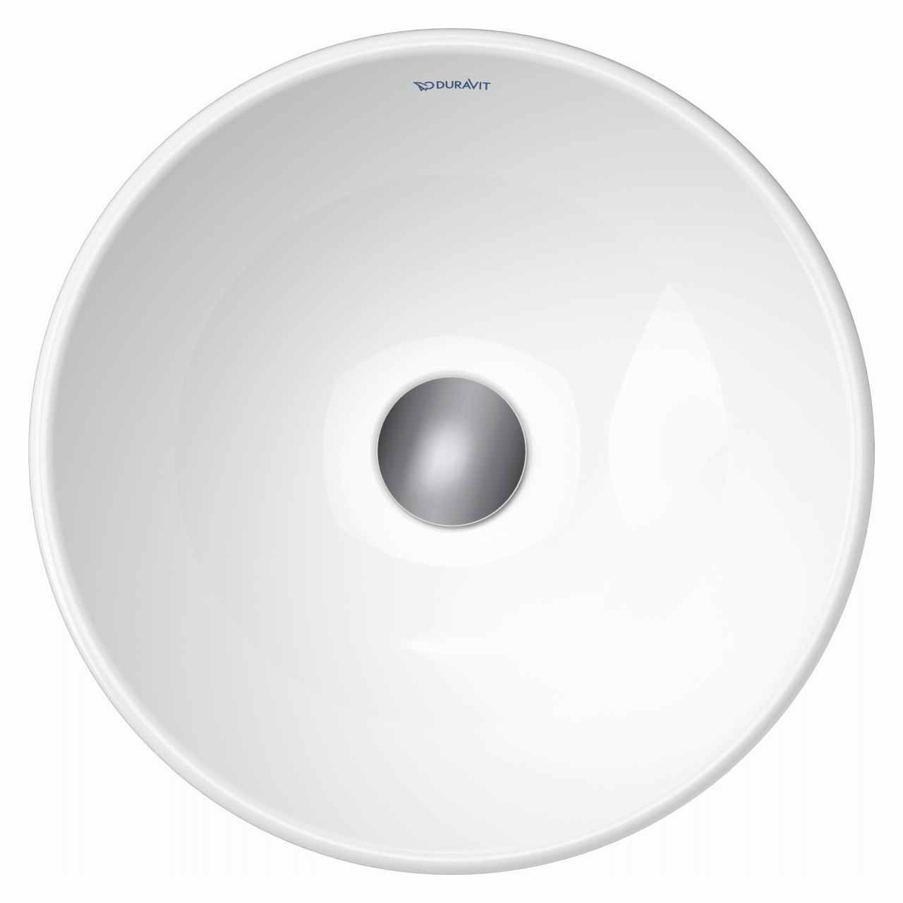 Duravit Aufsatzwaschtisch D-Neo Ø40 cm Weiß ohne Hahnloch mit Überlauf (2371400070)