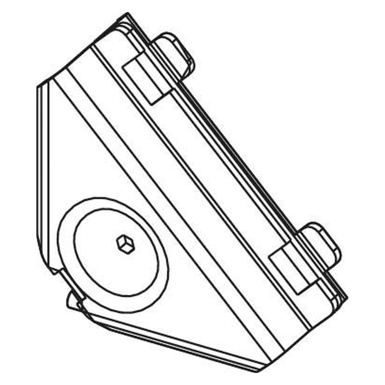 Tece Eckverbinder Teceprofil 90° verzinkt (9010002)