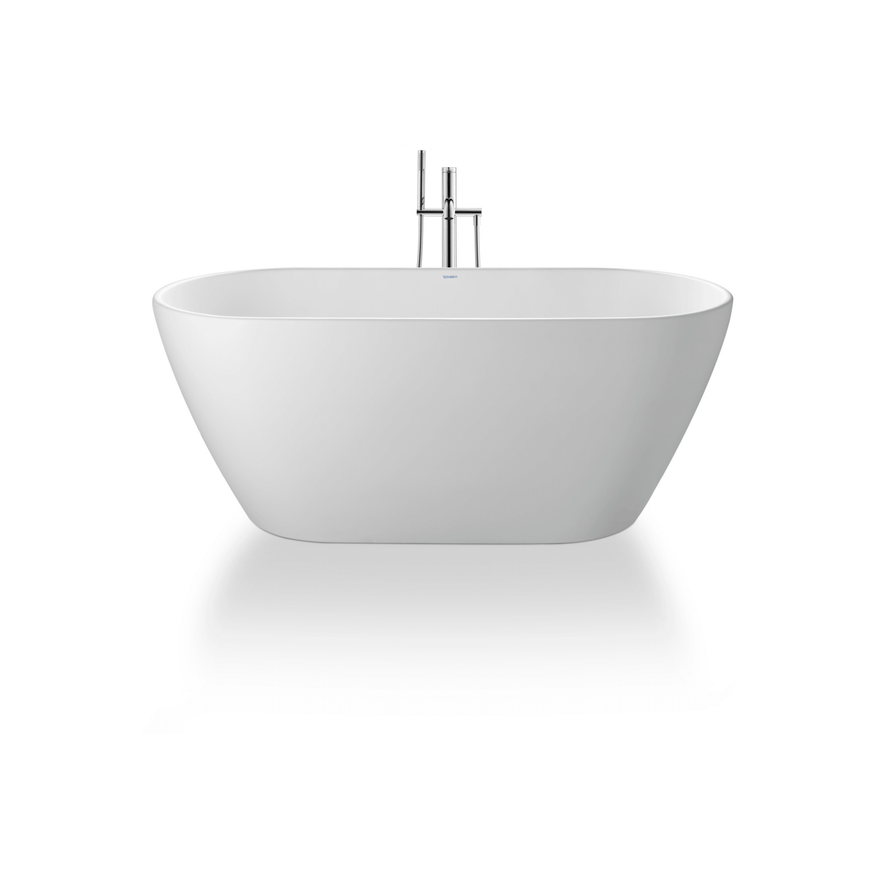 Duravit Badewanne D-Neo 160x75 cm freistehend matt Weiß mit Überlauf (700477000000000)