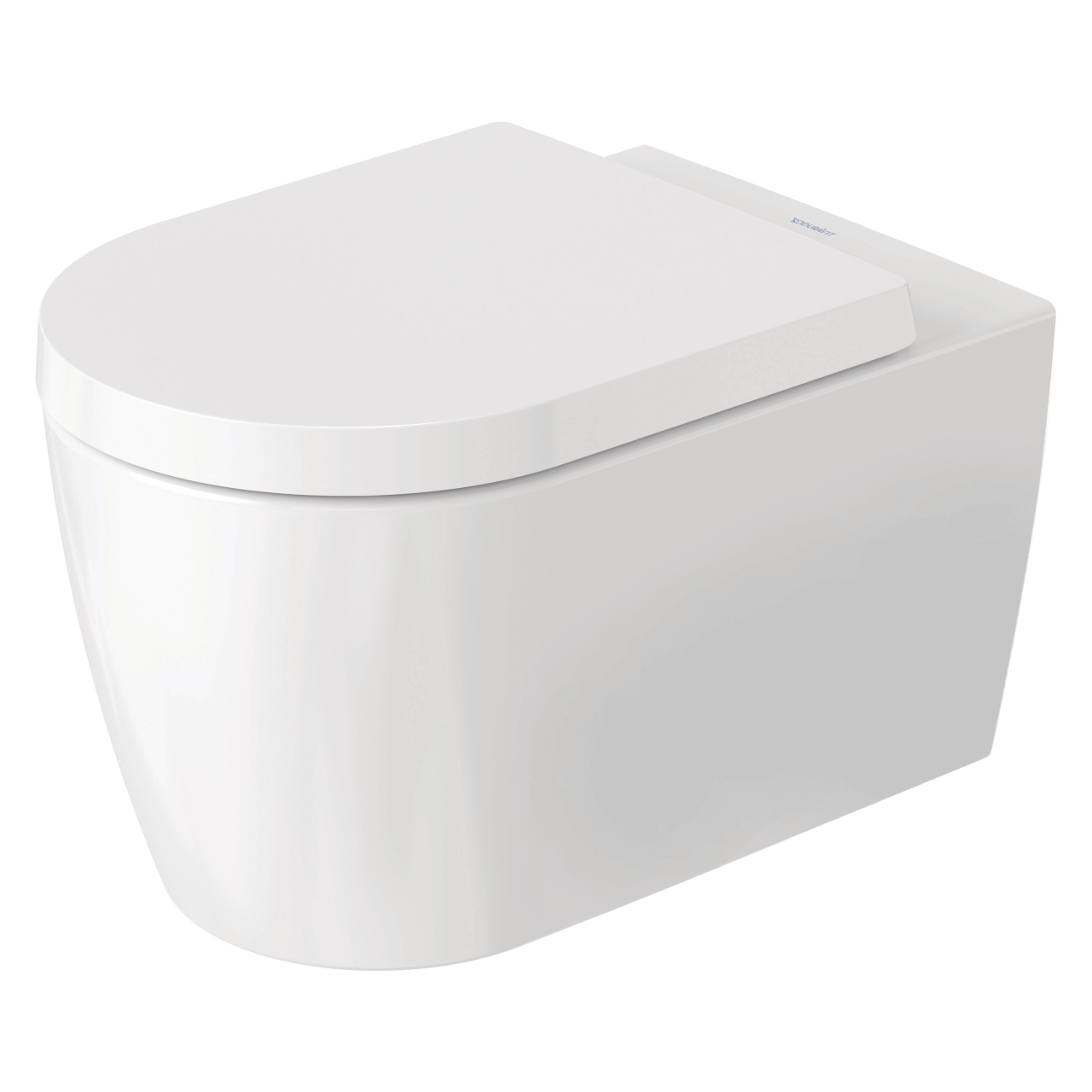 Duravit Wand-Tiefspül-WC Me by Starck, 37x57 cm, Rimless, Weiß Seidenmatt, WonderGliss