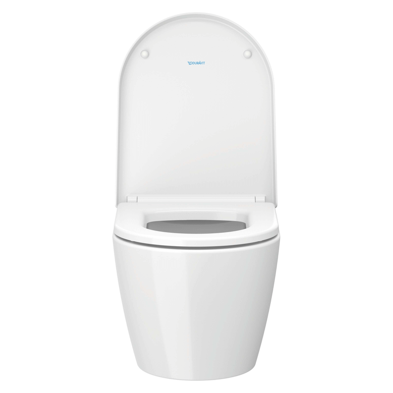 Duravit Wand-Tiefspül-WC Set Me by Starck HygieneFlush Rimless mit WC-Sitz Weiß (45790920A1)