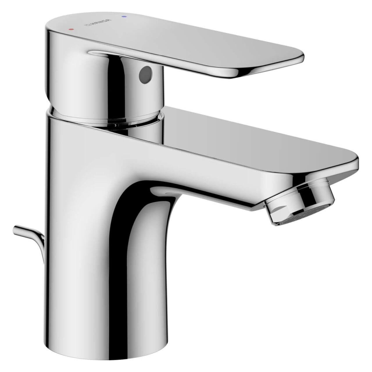 Hansa Waschtischarmatur Hansabasic Chrom mit Ablaufgarnitur DN 15 (55402203)