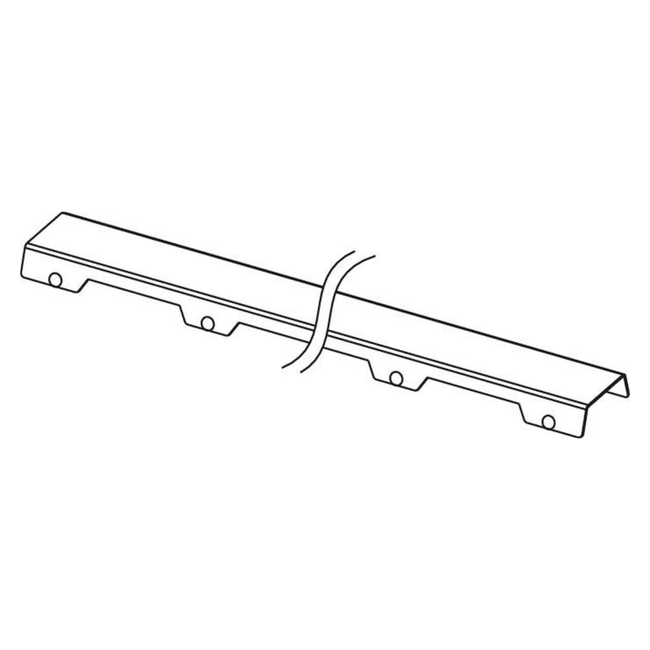 Tece Designrost Steel II 700 mm Edelstahl gebürstet (600783)