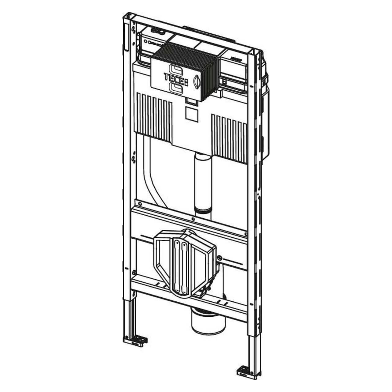 Tece WC-Modul Teceprofil 1120 mm mit Spülkasten vorn (9300300)