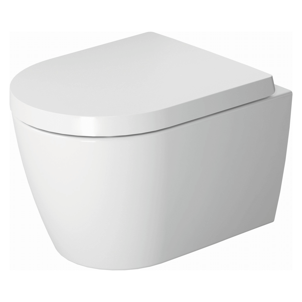 Duravit Wand-Tiefspül-WC Compact Me by Starck, 37 x 48 cm, Rimless, Hygieneglaze, weiß