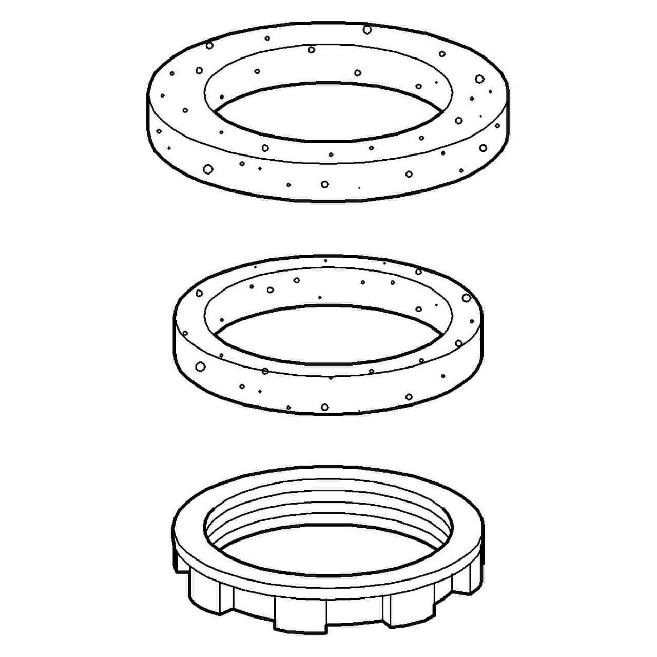 Grohe Dichtung Servo-Set 43745000 Moosgummidichtung (43745000)