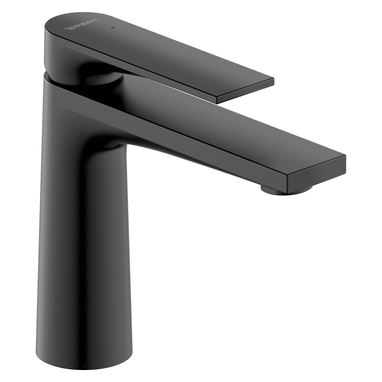 Duravit Waschtischarmatur Tulum M Schwarz Matt, 135mm Ausladung