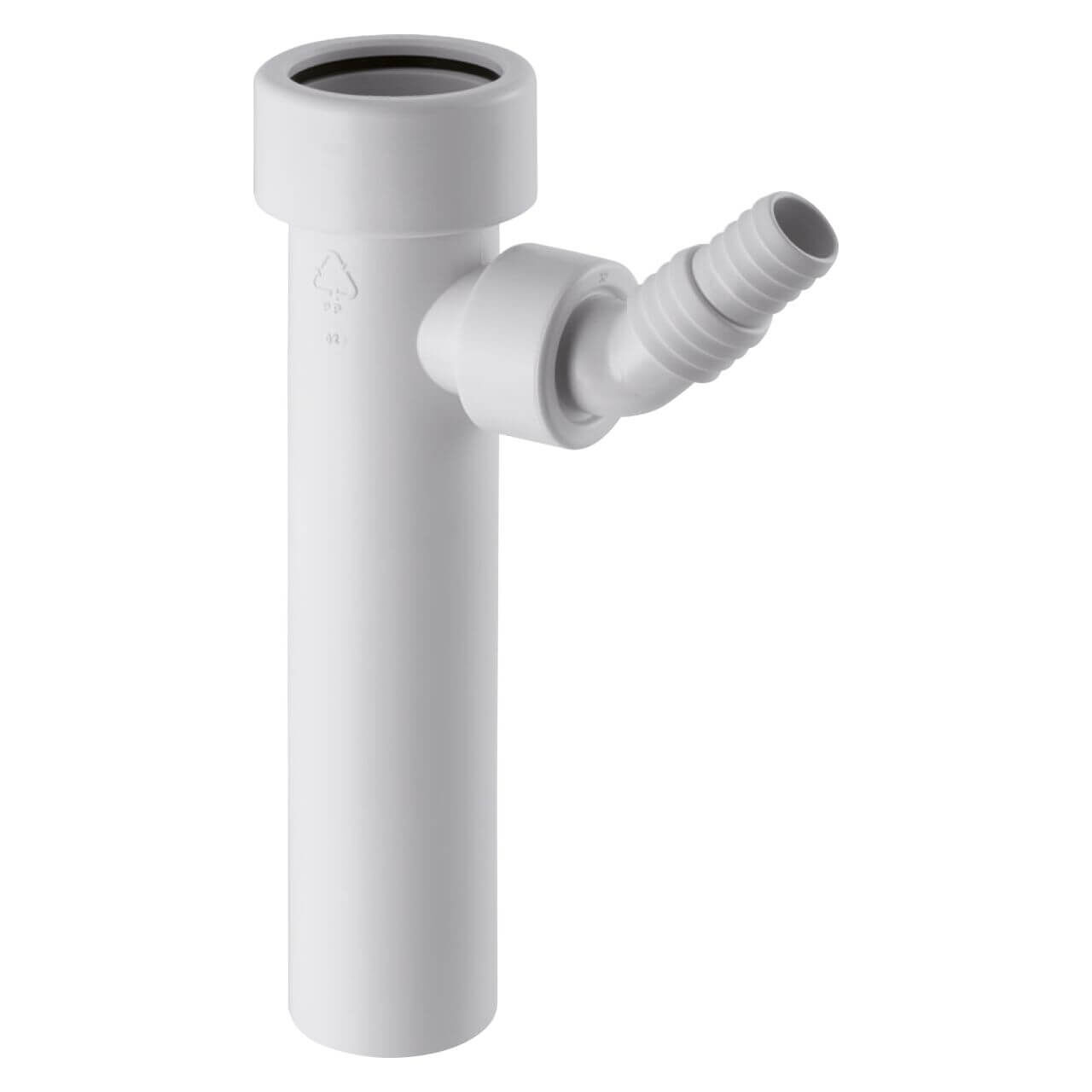 Geberit Anschlussstutzen Ø40 mm mit Quetschverschraubung Weiß (152274111)