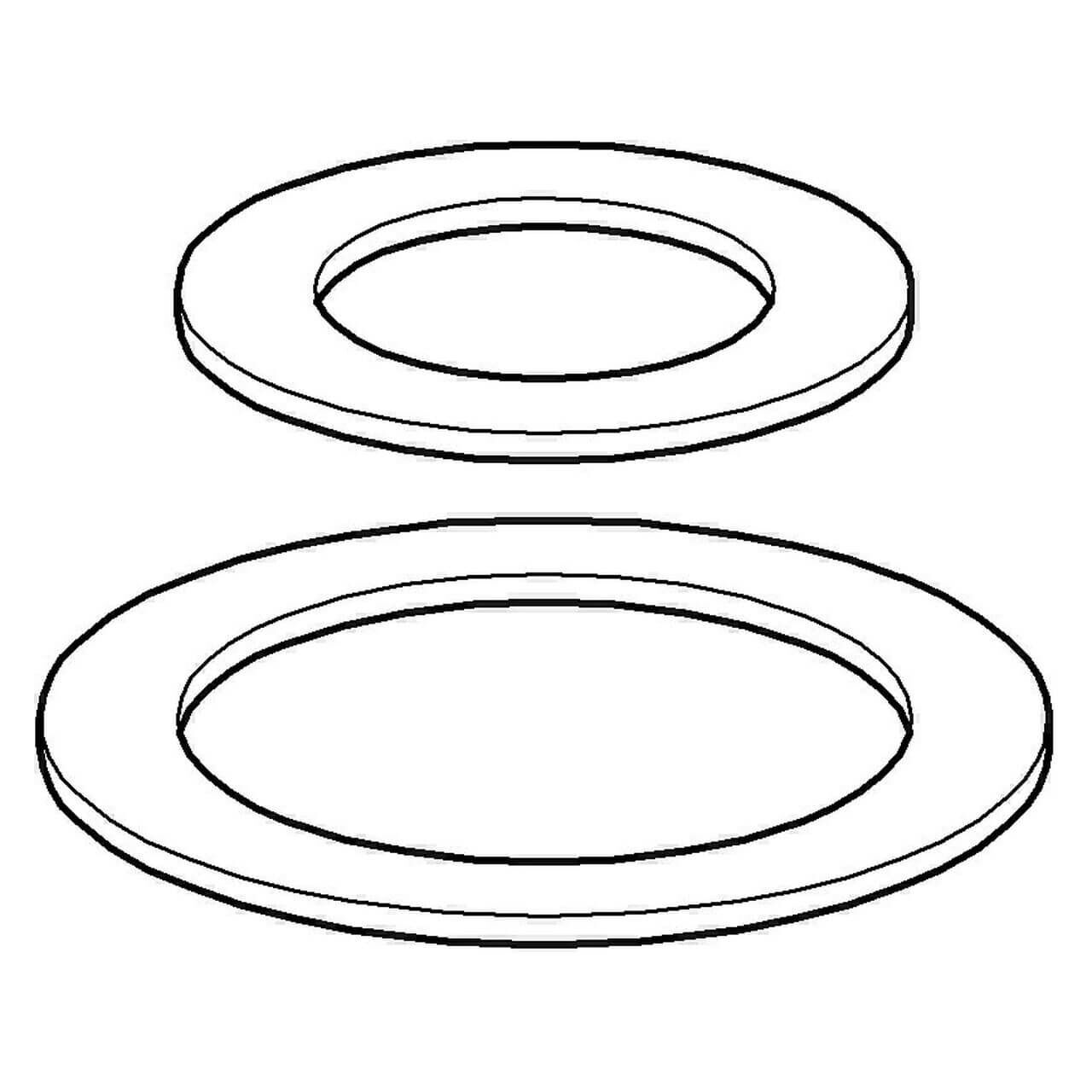 Grohe Dichtungssatz für Spülkasten-Ablaufkolben (43808000)