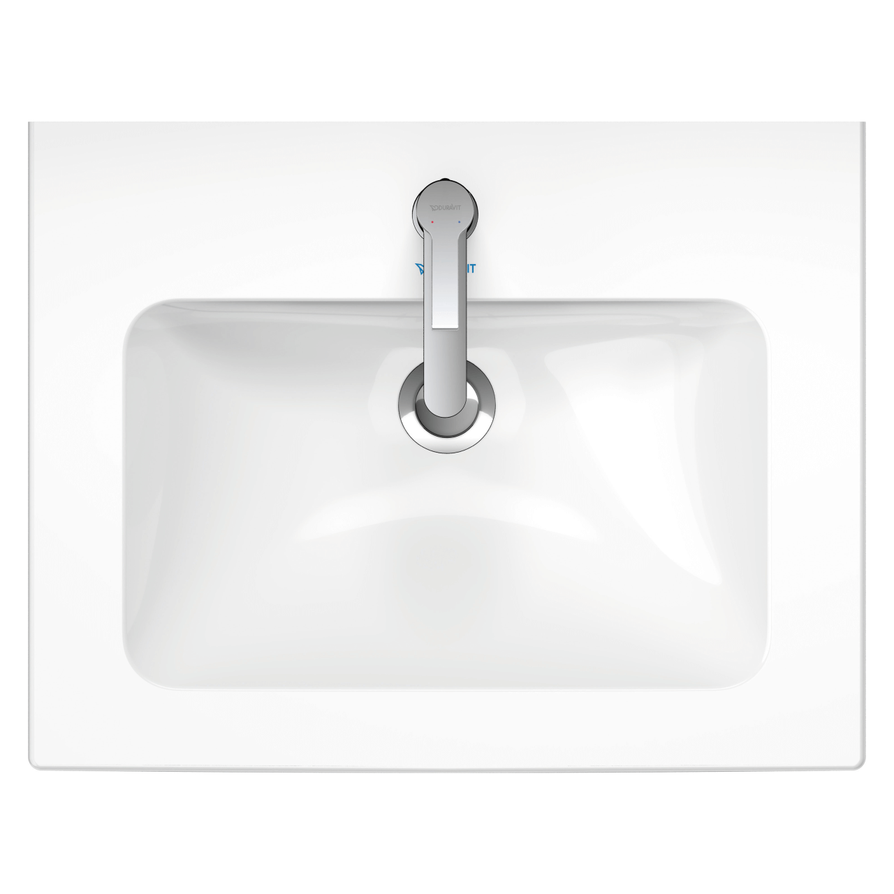 Duravit Möbelwaschtisch Me by Starck 63x49 cm Weiß WonderGliss (23366300001)