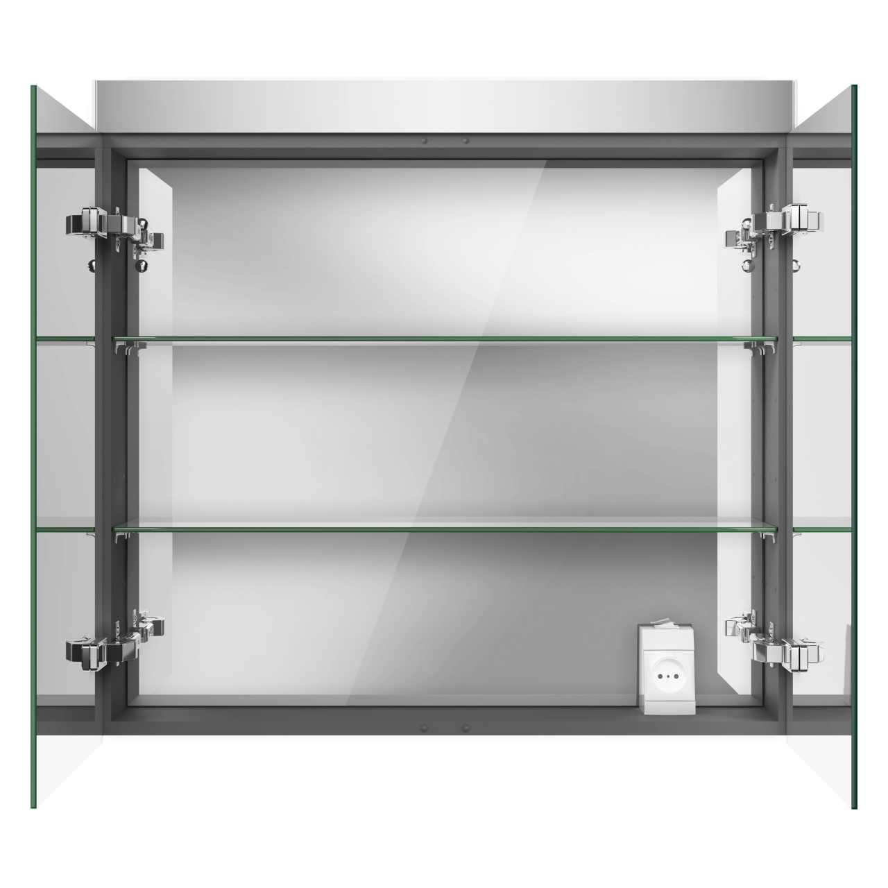 Duravit Spiegelschrank Best Version 81 cm mit LED und 2 Türen (LM7841000000)