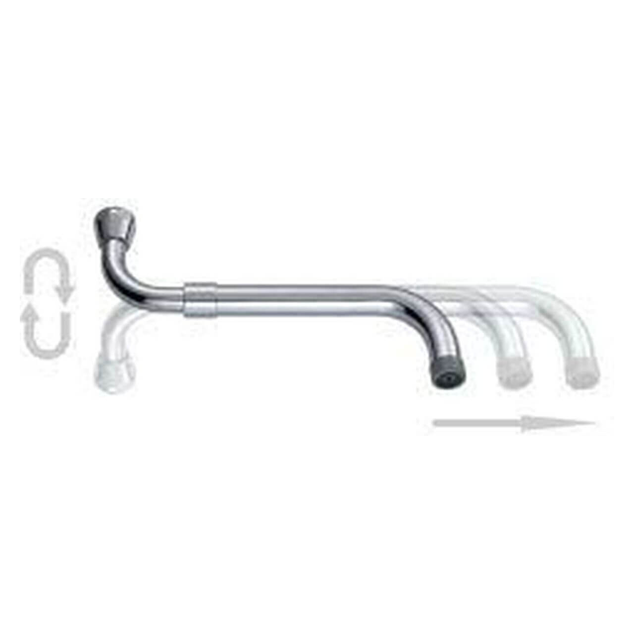 Neoperl S-Auslaufrohr 280–480 mm, Universal 3/4" Chrom (16630096)