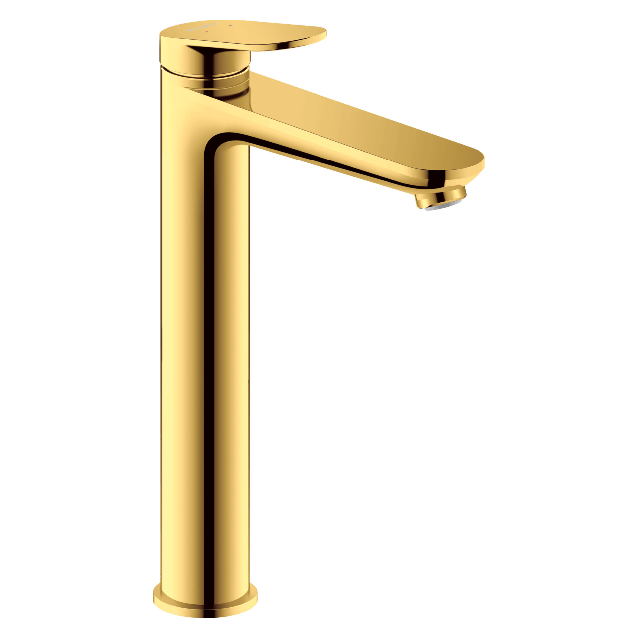 Duravit Waschtischarmatur XL Wave, Ausladung 176 mm, ohne Zugstangen-Ablaufgarnitur, Gold poliert