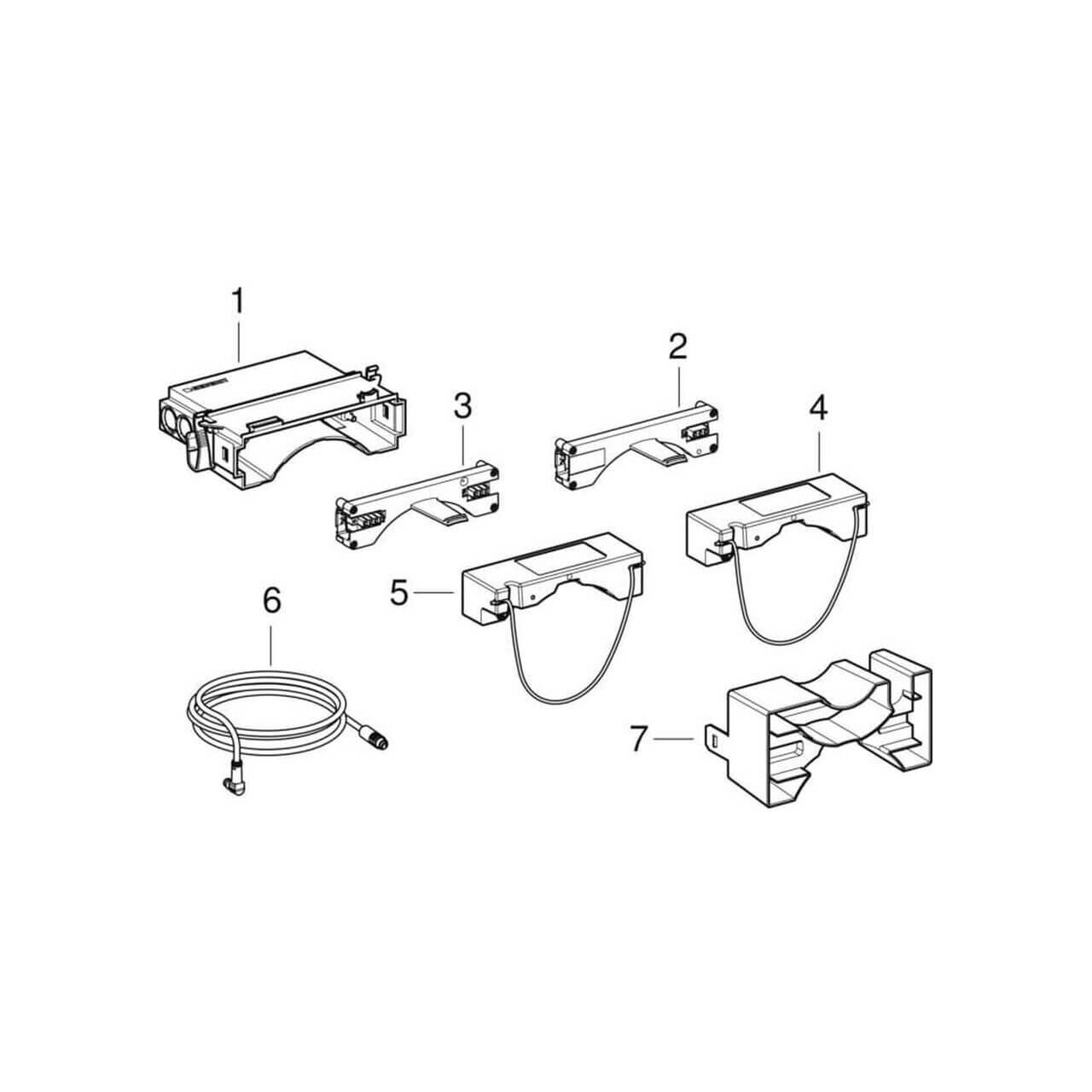 Geberit Wand-WC-Element Duofix BH 112 cm barrierefrei mit Sigma UP-Spülkasten (111375005)