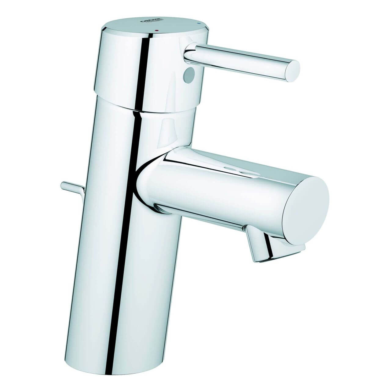 Grohe Waschtischarmatur Concetto 1/2 Zoll S-Size mit Ablaufgarnitur Chrom (32204001)