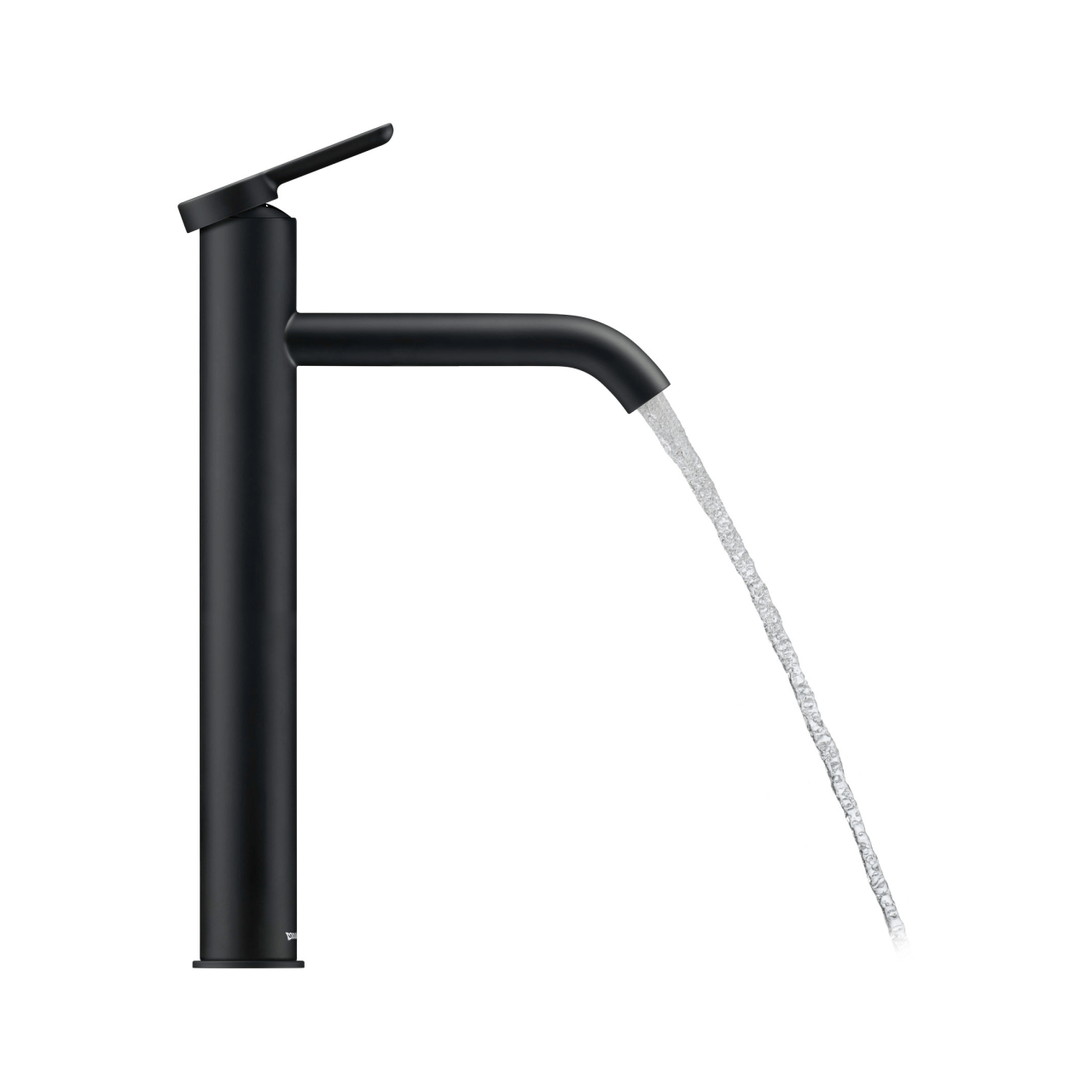 Duravit Waschtischarmatur XL C.1 Schwarz Matt 166 mm ohne Zugstangen-Ablaufgarnitur (C11040002046)