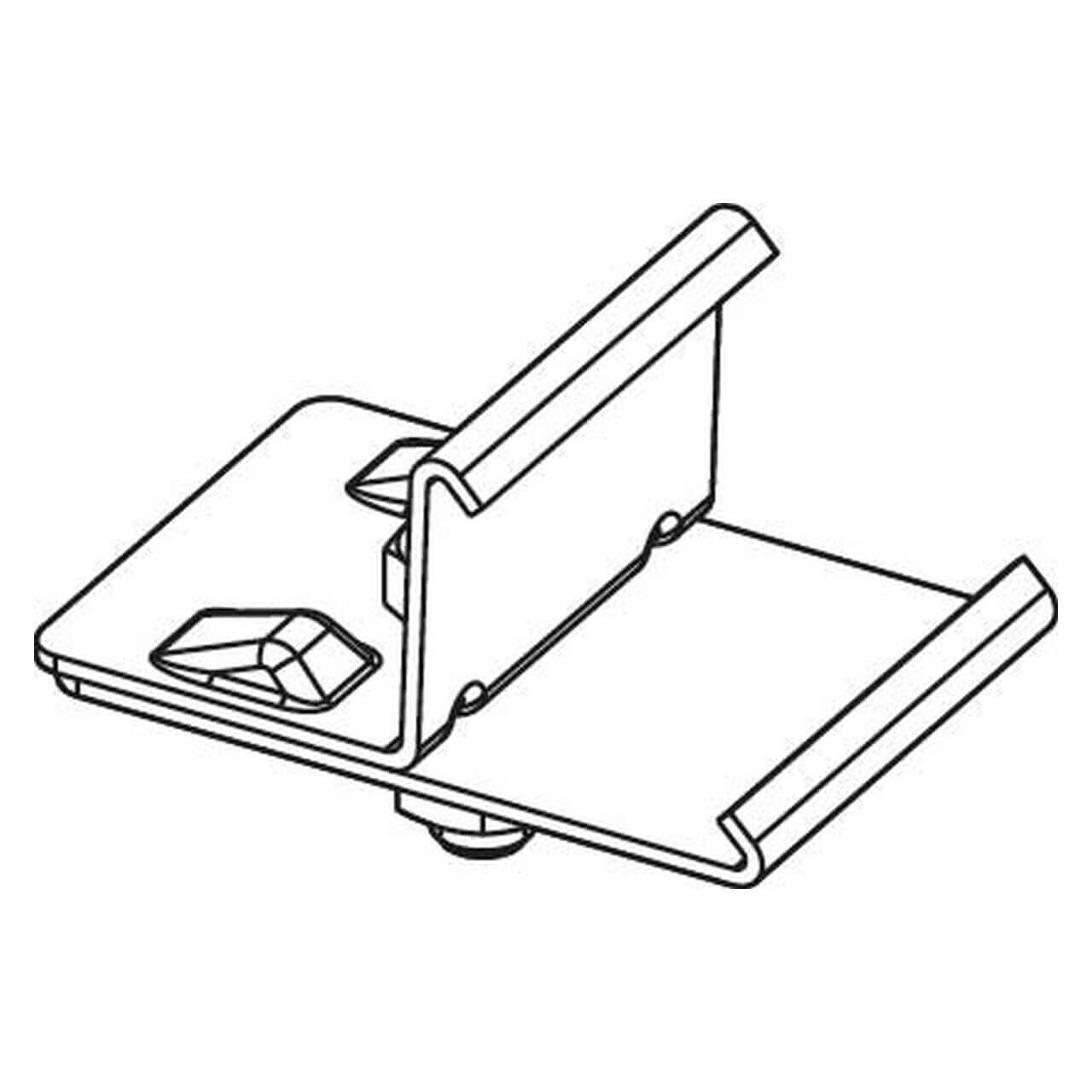 Tece Multiklemme Teceprofil zur Befestigung von Fremdmaterial (9010003)