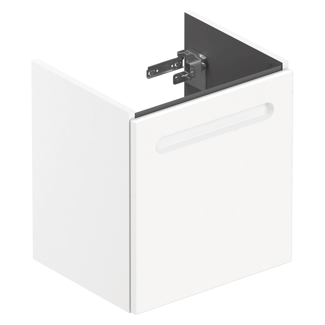 Duravit Waschtischunterschrank No.1 44x38,6x47,8 cm Weiß Matt Tür rechts (N14267R18180000)