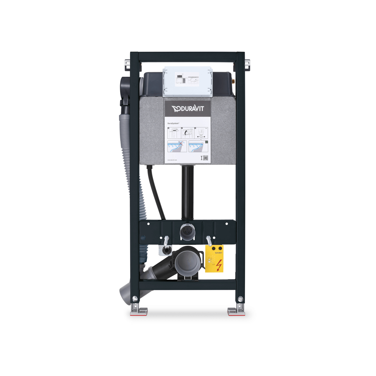 Duravit WC-Element DuraSystem 50x114,8 cm Geruchsabsaugung, Hygienespülung vormontiert (WD1014000000)