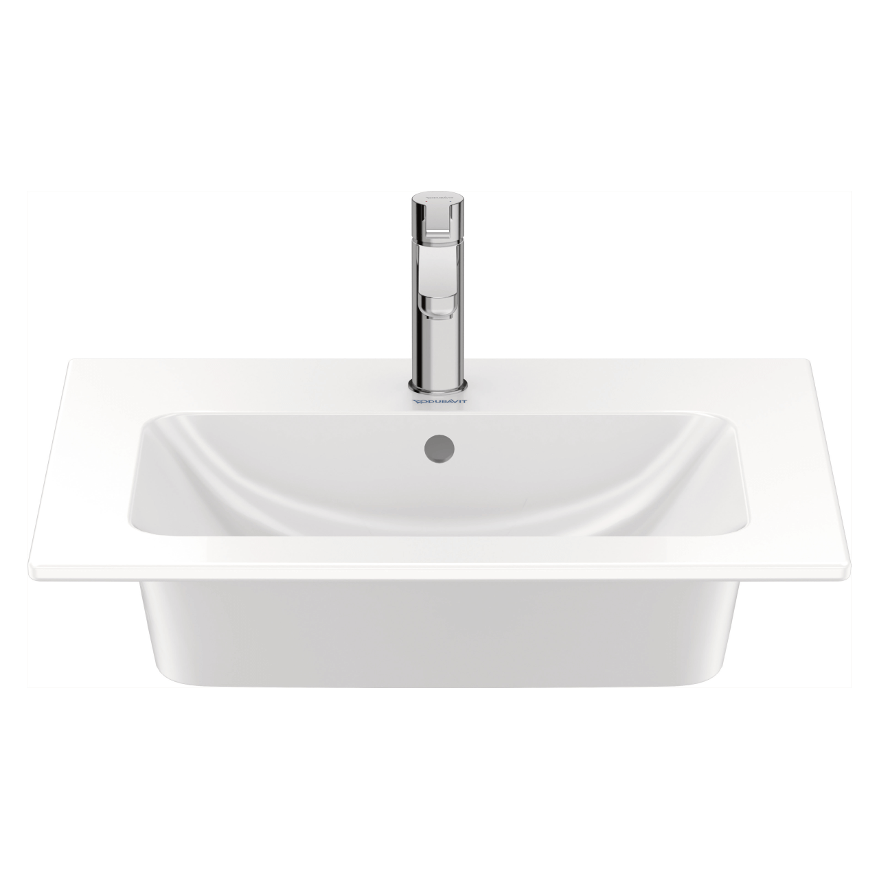 Duravit Möbelwaschtisch Me by Starck 63x49 cm Weiß WonderGliss (23366300001)
