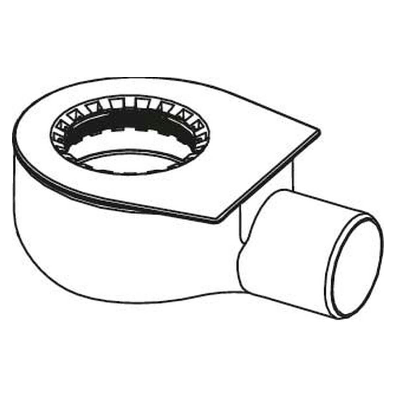 Tece Ablaufmodul Tecedrainline DN 50 flach seitlich (650000)