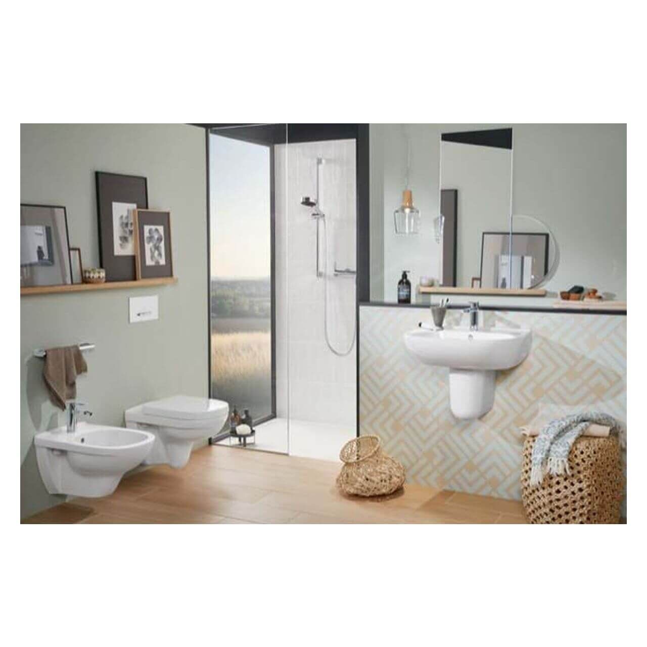 Villeroy & Boch WC-Sitz ViCare Duroplast, Edelstahl-Scharniere Weiß (9M396101)
