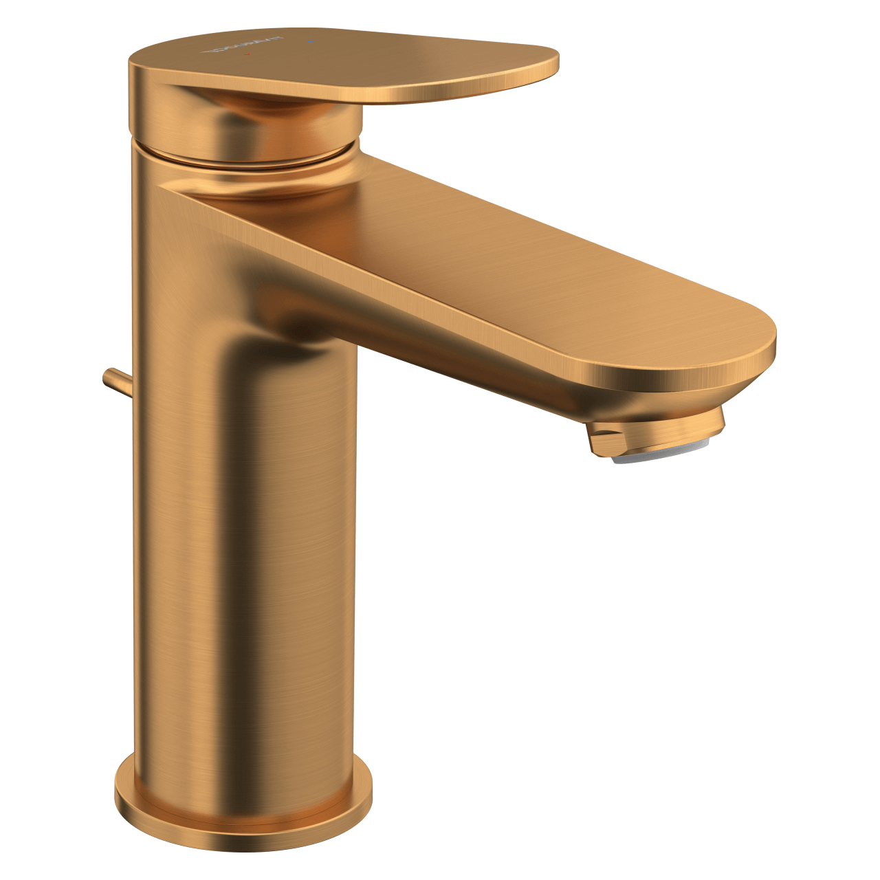 Duravit Waschtischarmatur M Wave Bronze gebürstet mit Zugstangen-Ablaufgarnitur (WA1020001004)