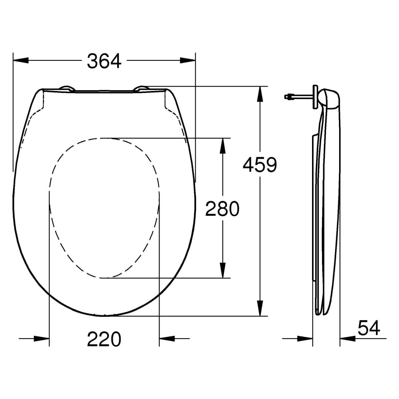 Grohe WC-Sitz mit Deckel Soft Close Alpinweiß (39493000)