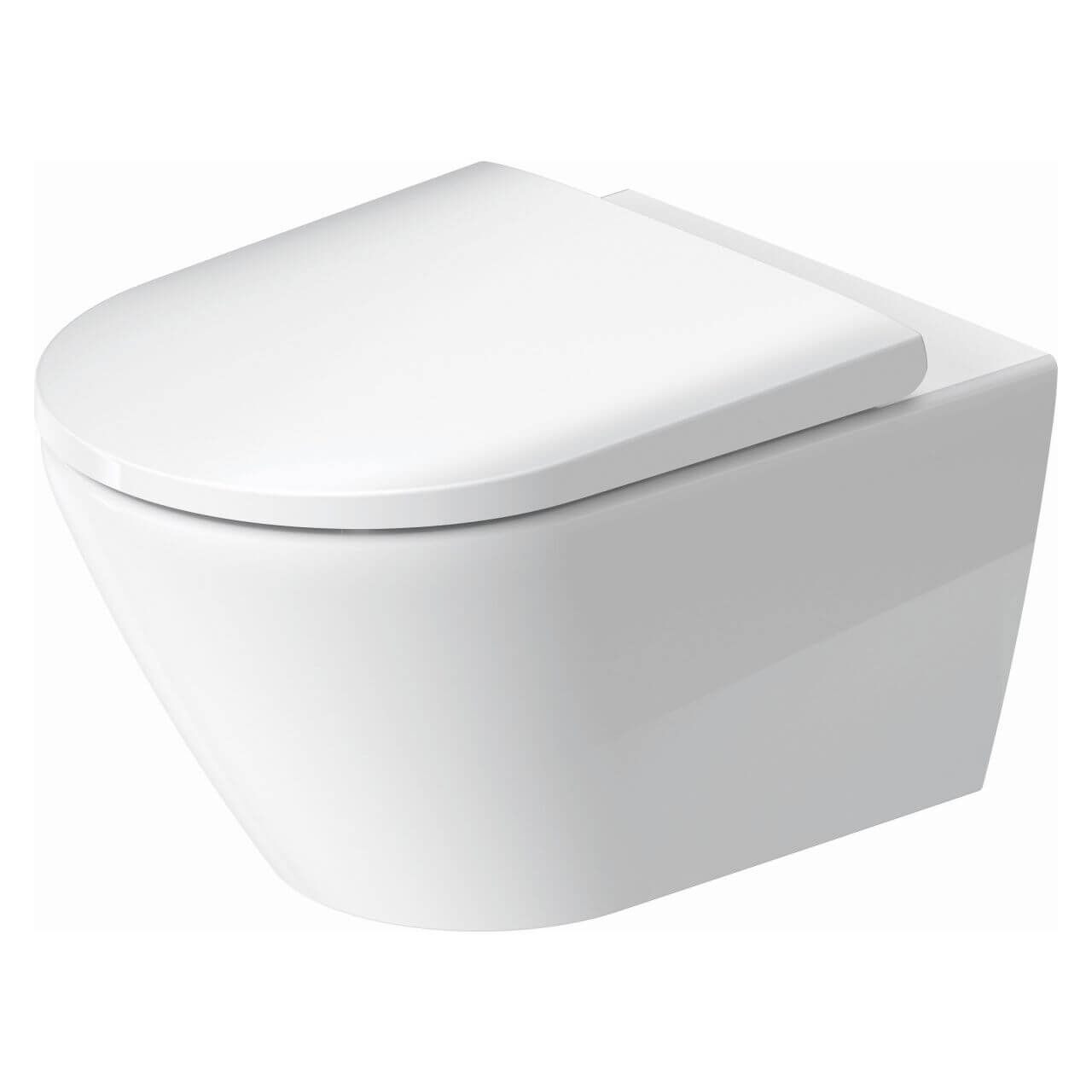 Duravit Wand-Tiefspül-WC-Set D-Neo Rimless Weiß (45770900A1)