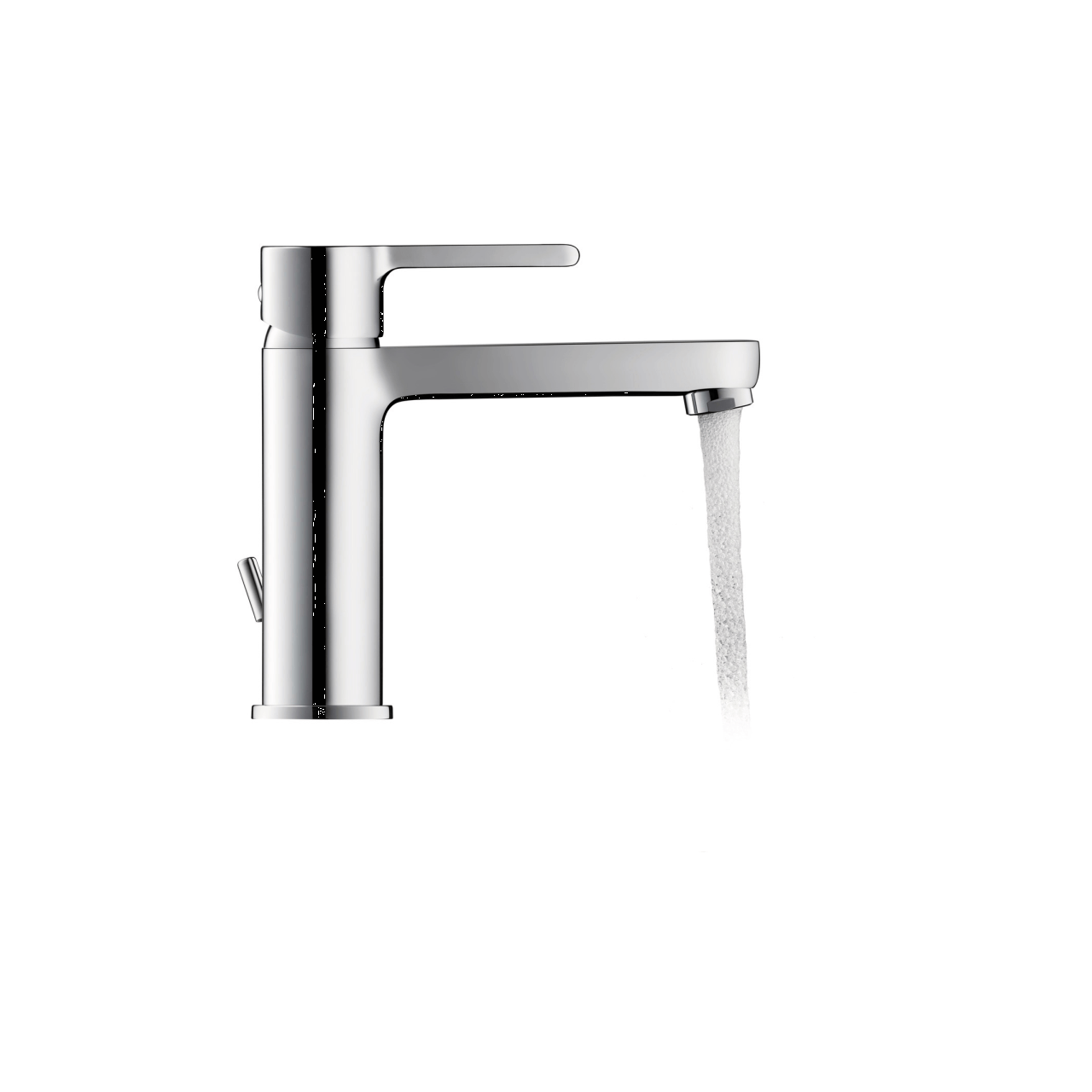 Duravit Waschtischarmatur M B.2 Chrom 139 mm mit Zugstangen-Ablaufgarnitur (B21020001010)
