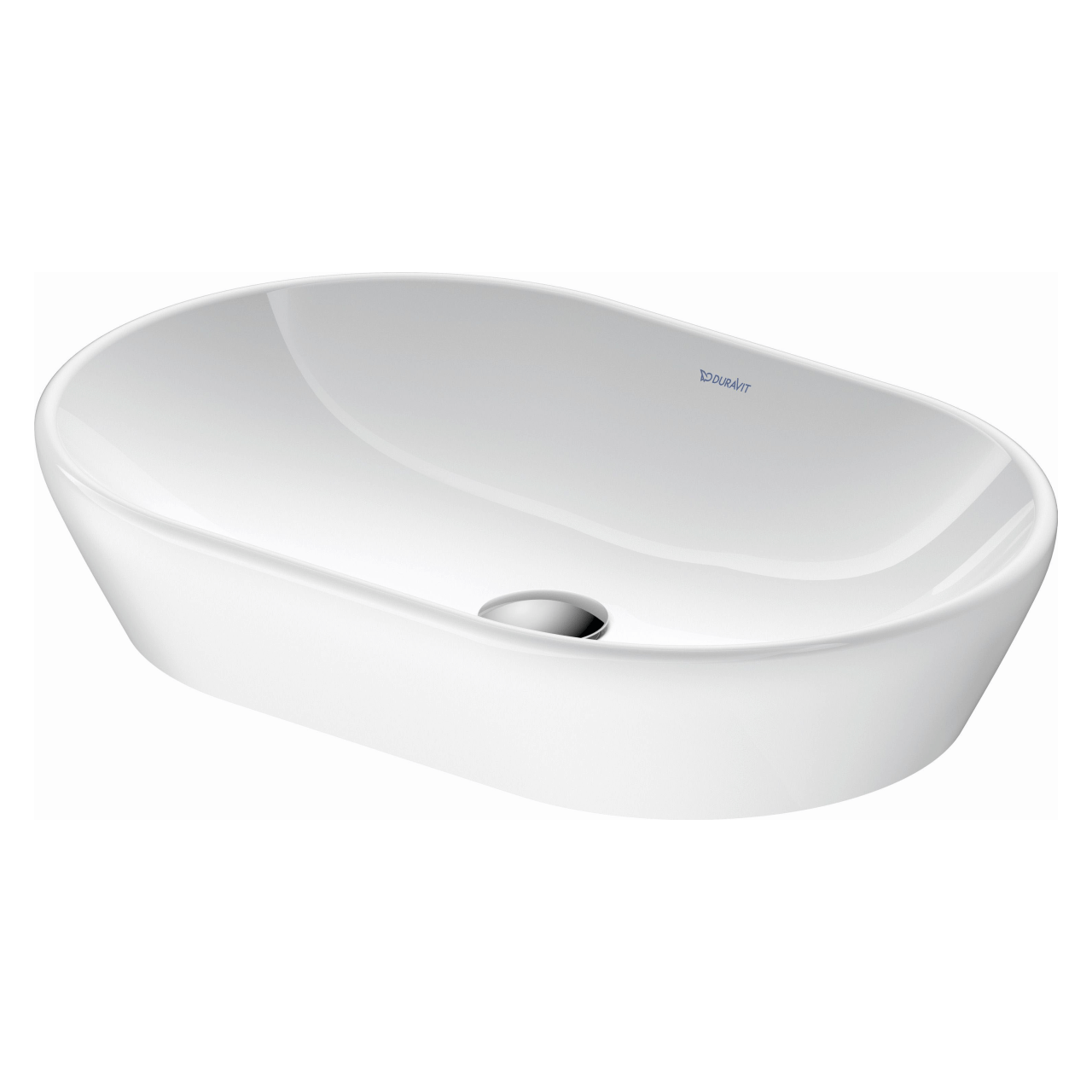 Duravit Aufsatz-Waschtisch D-Neo 60x40 cm, ohne Hahnloch, weiß