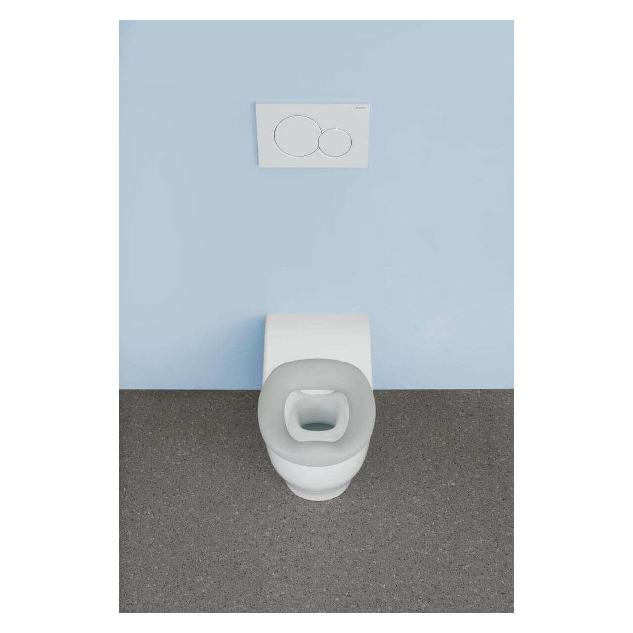 Geberit Betätigungsplatte Sigma 01 Weiß, 2-Mengen-Spülung (115770115)