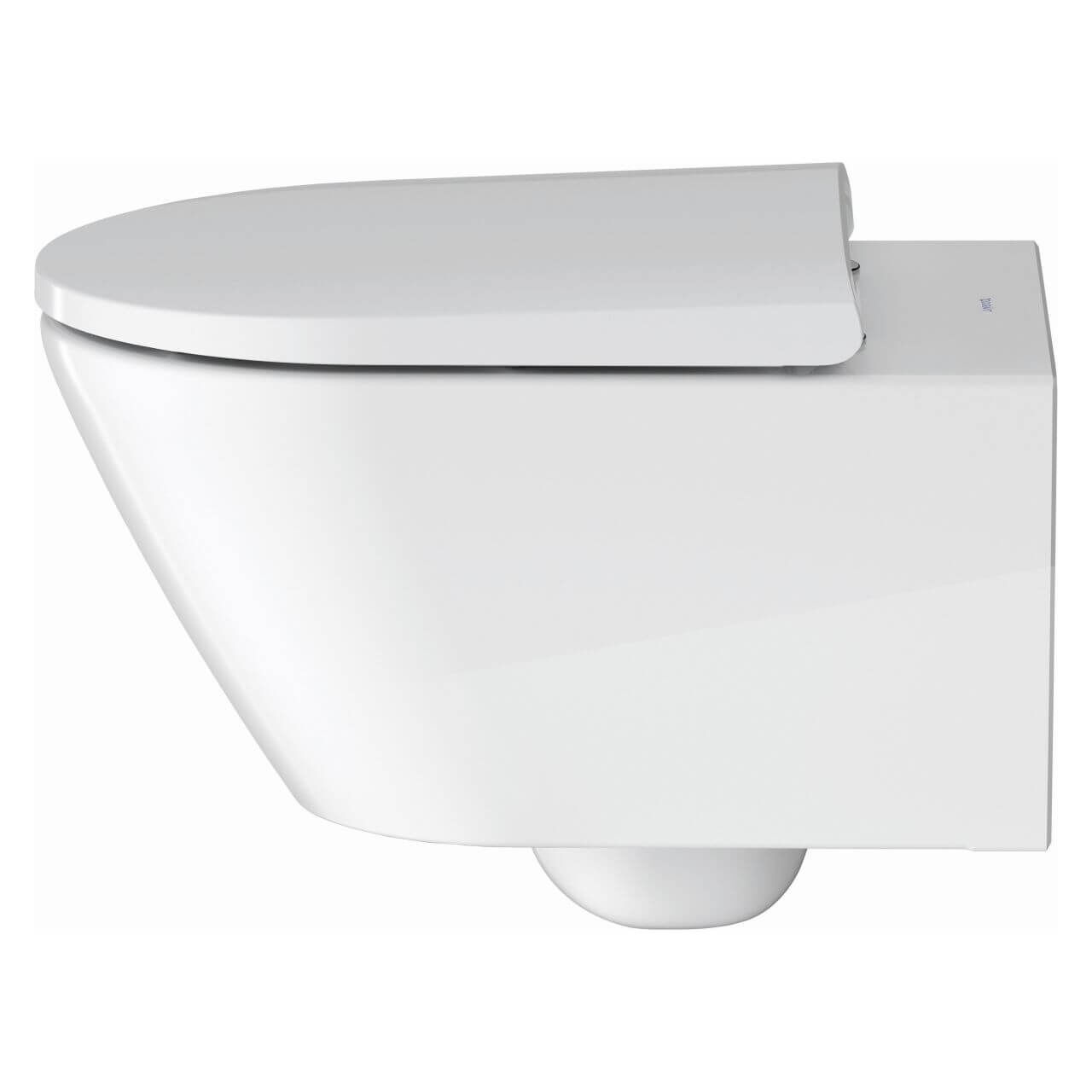 Duravit Wand-Tiefspül-WC-Set D-Neo Rimless Weiß (45770900A1)