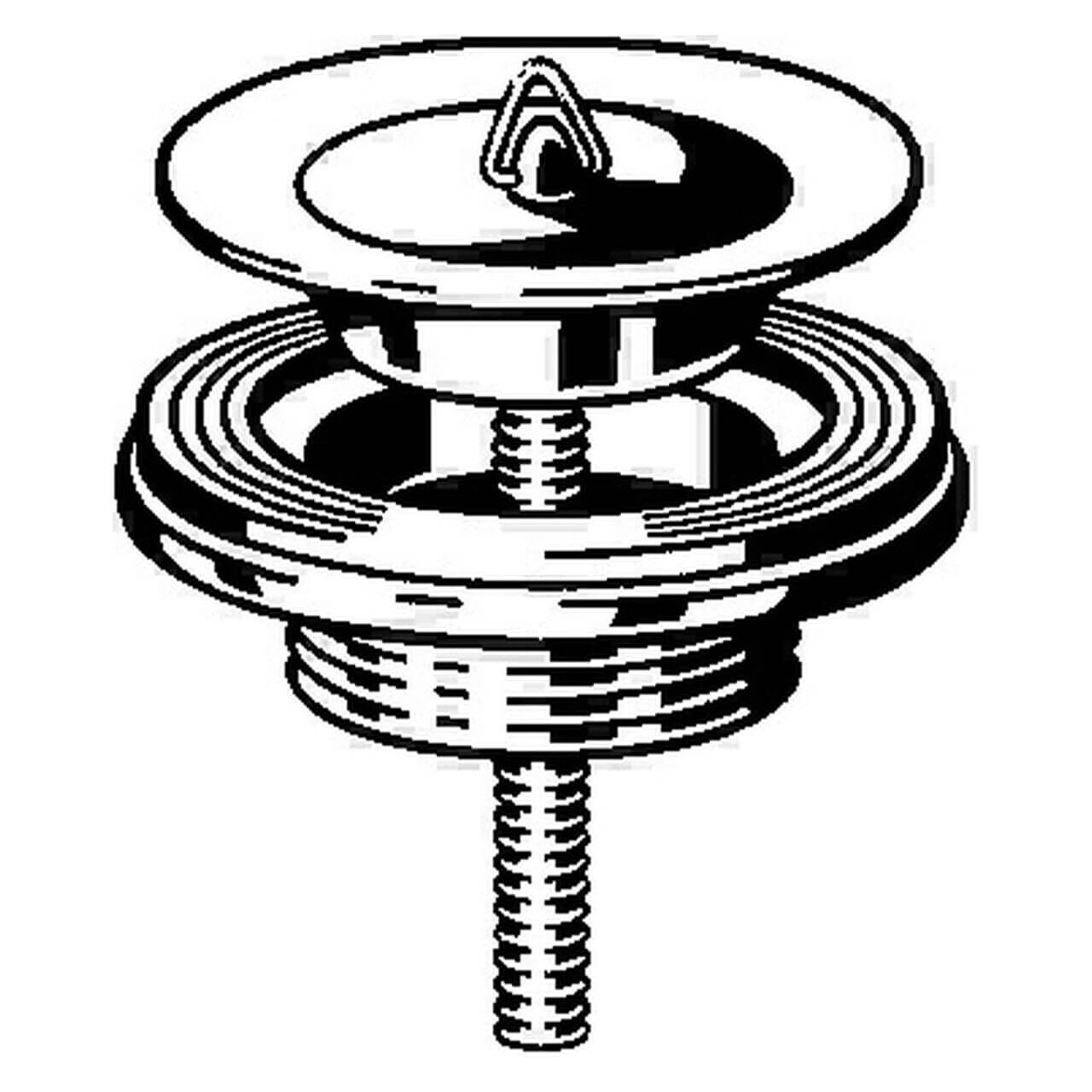 Viega Universalventil G 1 1/4 x 60 mm mit Stopfen (100261)