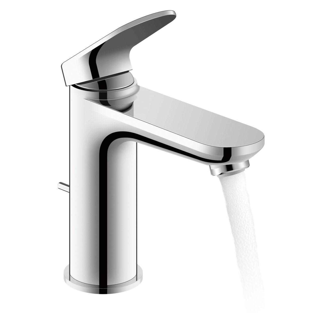 Duravit Waschtischarmatur M Wave Chrom 122 mm Ausladung (WA1020001010)