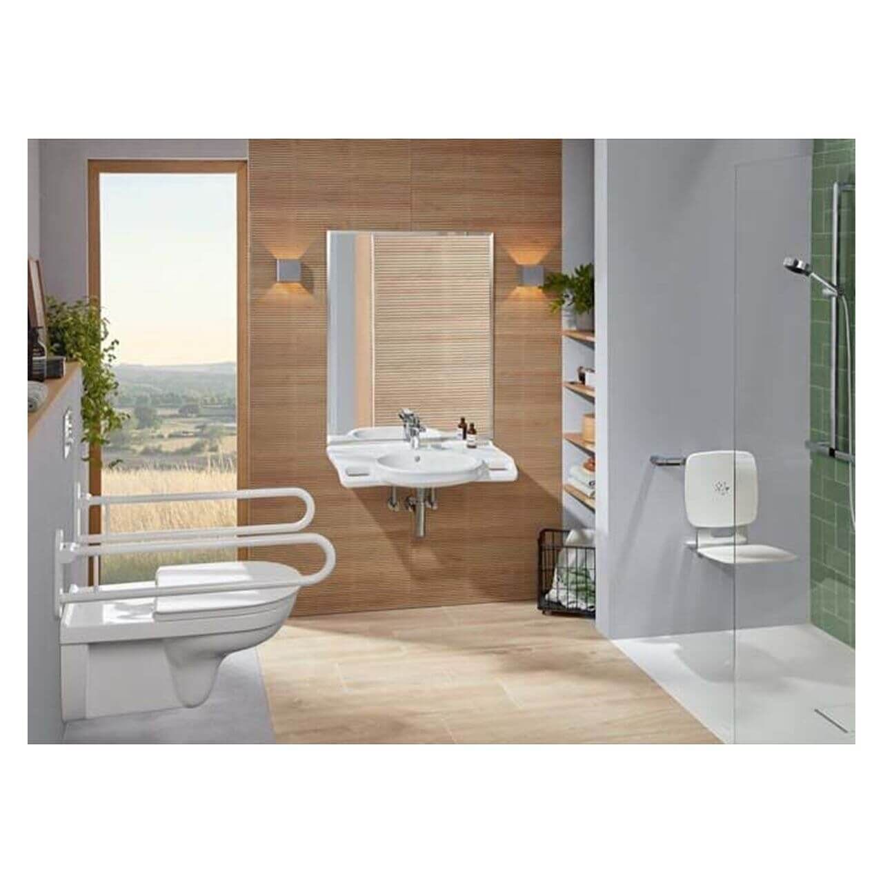 Villeroy & Boch WC-Sitz O.NOVO Vita Soft Closing AntiBac Weiß (9M67S1T1)