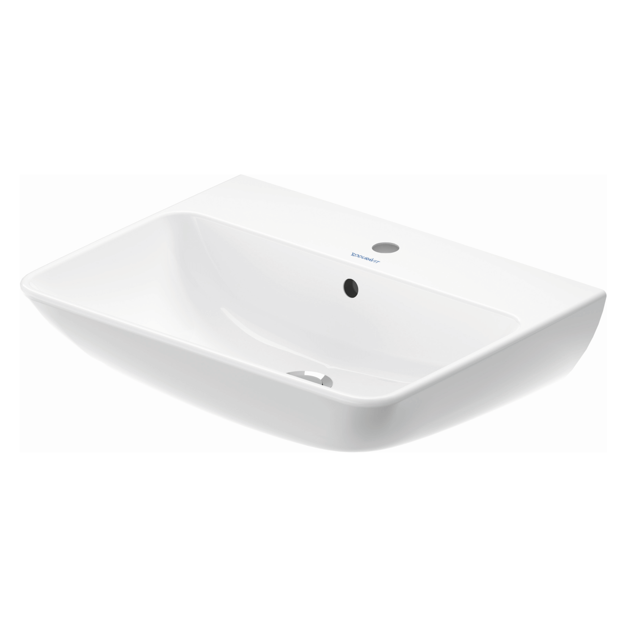 Duravit Waschtisch Me by Starck, 60 x 46 cm, weiß, mit Hahnloch und Überlauf