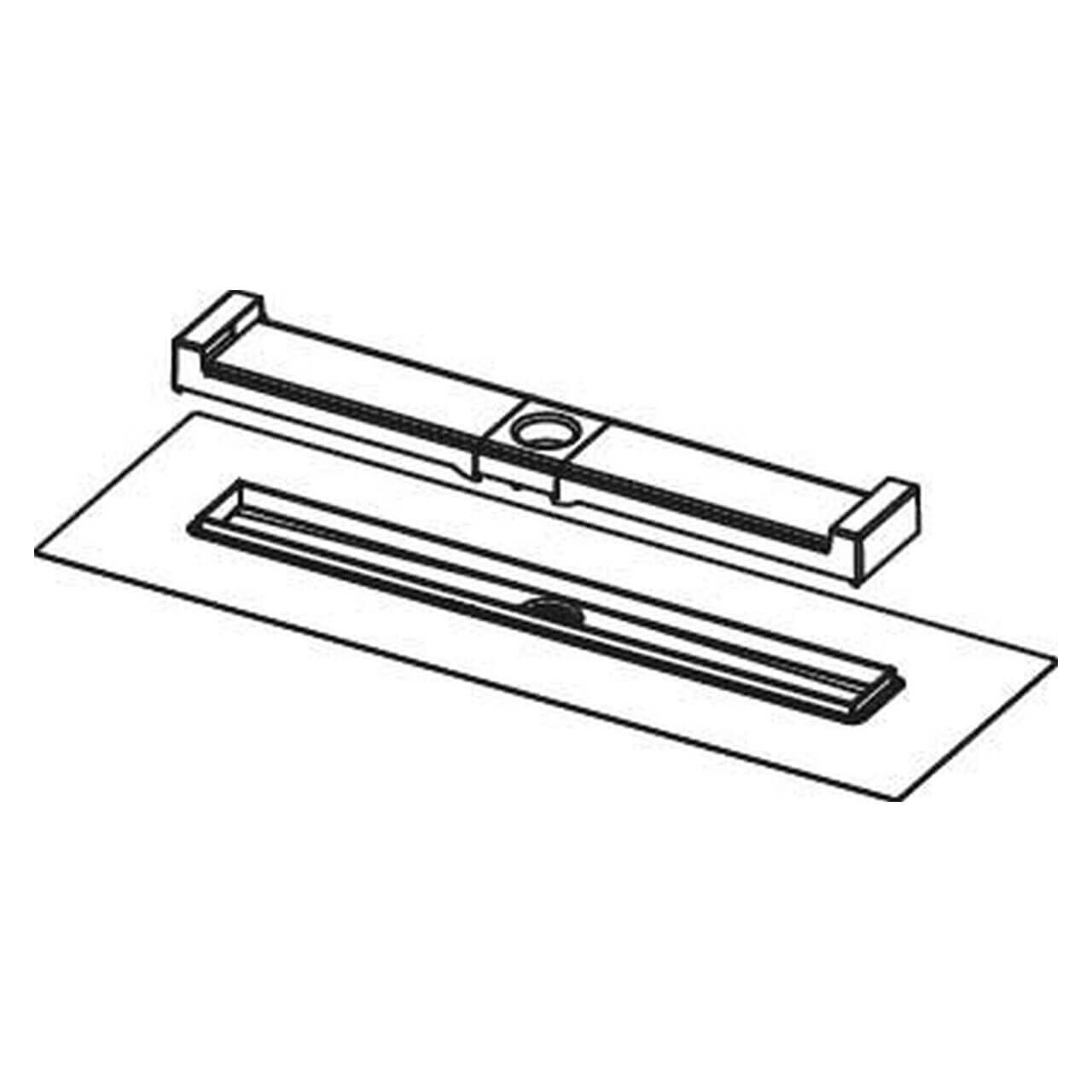 Tece Duschrinne Evo Tecedrainline 800 mm Edelstahl (600802)