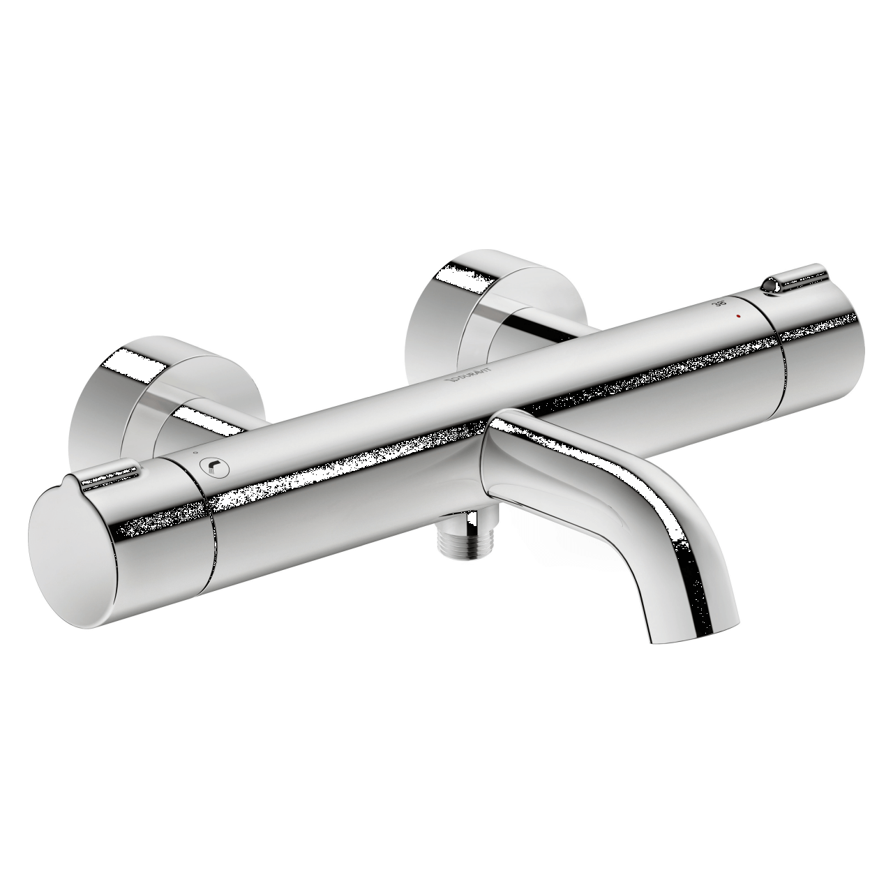 Duravit Wannenthermostat C.1 AP Chrom mit Umstellventil (C15220000010)